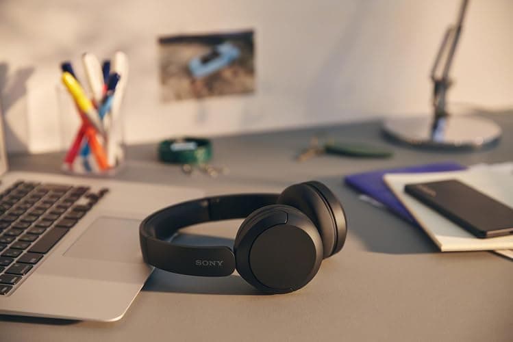 Sony WH-CH520 Wireless Headphones Bluetooth On-Ear Headset with Microphone and up to 50 Hours Battery Life with Quick Charging, Black thumbnail 7