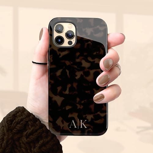 Artisticases Custom Tort Tortoiseshell Initials Name Case, Personalized Name Case, Compatible with iPhone 17 Air, 16 Pro Max, 15 Plus, 14, 13 Mini, 12, 11, X/XS Max, XR, 7/8 thumbnail 8