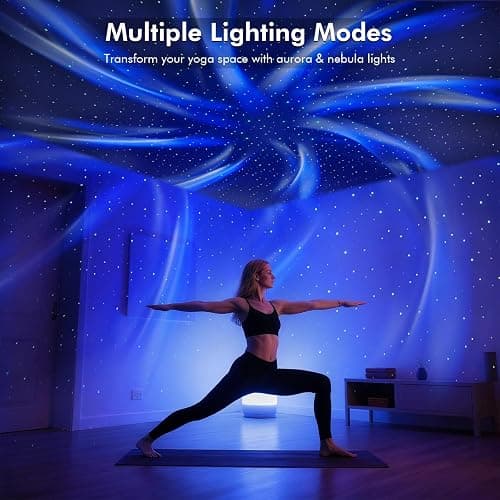 Rossetta Dual Lens Galaxy Projector, 58 Light Effects Star Projector for Bedroom, Night Light Projector with White Noise & Bluetooth Speaker, Remote Timer, Easter Room Decor Gifts for Kids Adult Teen thumbnail 6