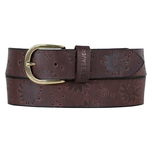 Eddie Bauer Women's Casual Leather Belts with Durable Metal Buckle - Image 1