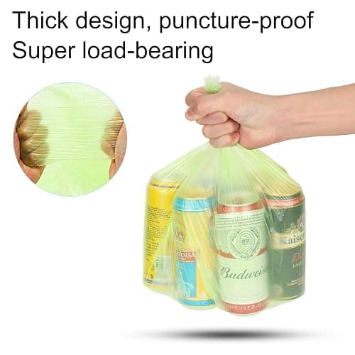 Biodegradable Trash bags 100PCS, Aievrgad 8Gallon/30L middle Garbage bags/ For kitchen Bin. Bin Liner/Trash/rubbish Bags, 100% Recycled,Tough, degradable, Compost Bags for Food/household/garden thumbnail 5