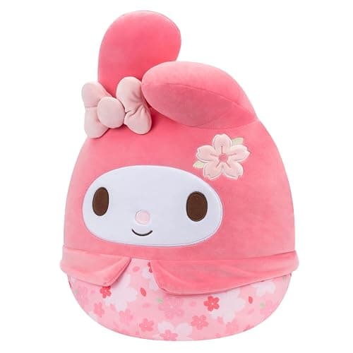 Squishmallows Original Sanrio 14-Inch My Melody Floral Print Plush - Medium-Sized Ultrasoft Official Jazwares Plush thumbnail 4