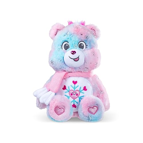 Care Bears - Collector Edition 14" Snowflake Sparkle Bear - Medium Size Plush - Soft, Huggable Plushie, Stuffed Animal for Girls and Boys, Ages 4+ thumbnail 4