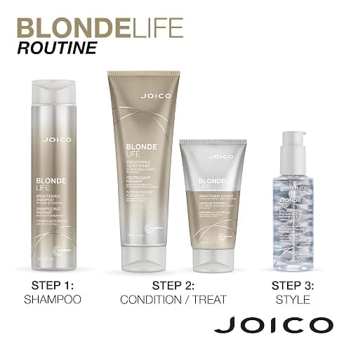 Joico Blonde Life Brightening Shampo & Conditioner | For Blonde Hair | Add Softness & Smoothness | Sulfate Free | Fortified With Monoi & Tamanu Oil thumbnail 8
