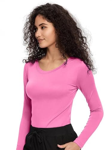 COZYFIT Underscrub Long Sleeve Women - Crew Neck Scrubs Undershirts for Nurse with Soft Fabric thumbnail 5
