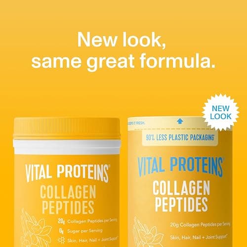 Vital Proteins Collagen Peptides Powder Vanilla - Supports Hair, Skin, Nails, Bones, Joints, Powder for Women thumbnail 4