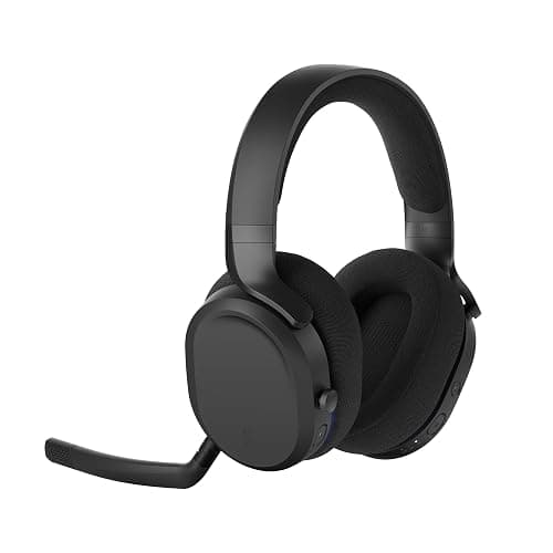 Fractal Design Scape Dark - Wireless PC Gaming Headset - Detachable Flip-to-Mute Microphone with Noise Cancellation - Battery Life Up to 40 Hours - Configurable Ambient Lighting - Black thumbnail 6