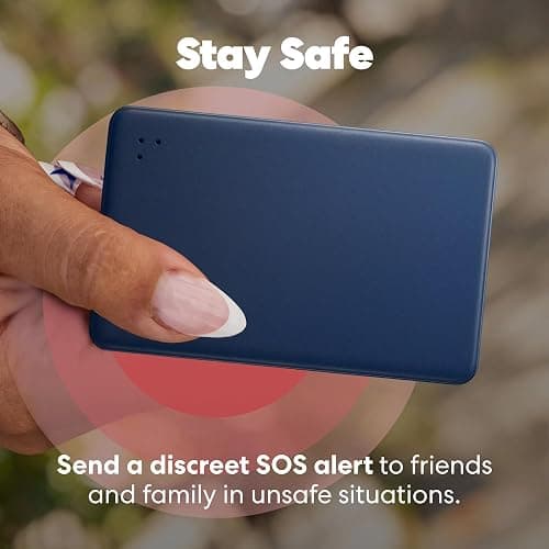 Life360 Tile Slim - Wallet Finder, Bluetooth Tracker and Item Locator for Luggage Tags, Passports and More. Both iOS and Android Compatible. Phone Finder. 1-Pack (Navy Blaze) thumbnail 7