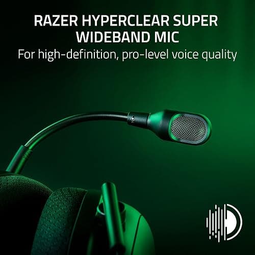 Razer BlackShark V2 Pro Wireless Gaming Headset 2023 Edition: Detachable Mic - Pro-Tuned FPS Profiles - 50mm Drivers - Noise-Isolating Earcups w/Ultra-Soft Memory Foam - 70 Hr Battery Life - Black - Black - Gen 2 thumbnail 4