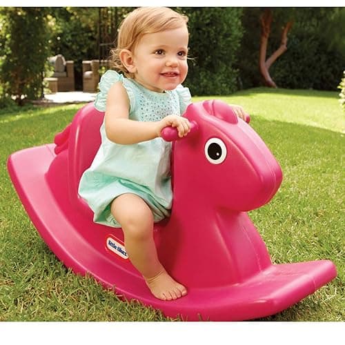 Little Tikes Rocking Horse Magenta Small - Magenta - Small thumbnail 2
