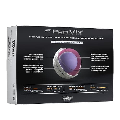 Titleist Pro V1x Golf Balls thumbnail 7