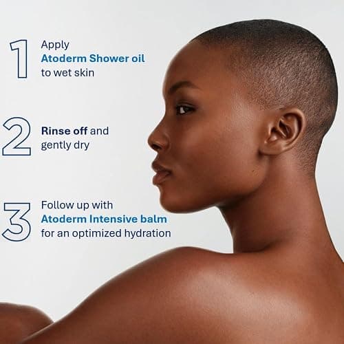 Bioderma Atoderm Shower Oil - Cleansing Oil Body Wash for Very Dry to Eczema-Prone Skin, Shower Oil to Nourish, Soothe & Restore Sensitive Skin, Soap Free - 1L thumbnail 4