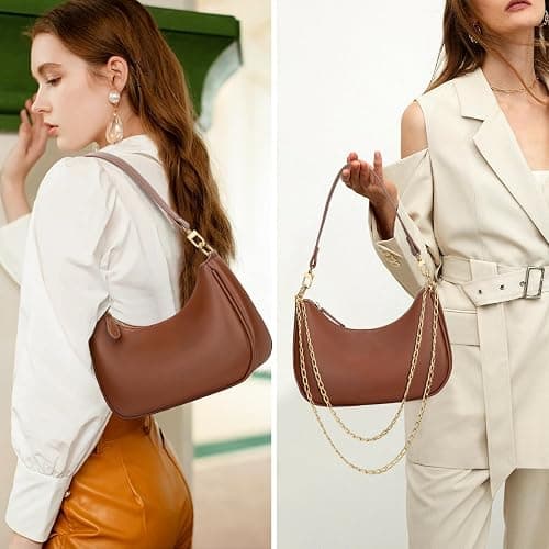 KKXIU Shoulder Bag for Women Cute Hobo Purses and Handbags Retro Clutch Underarm Purse thumbnail 2