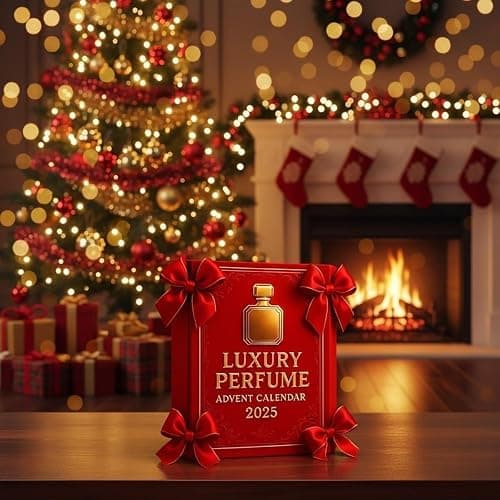 BSEID Luxury Perfume Advent Calendar, 24 Days 2D Acrylic Fragrance Display, Mini Scent Sampler Holiday Countdown Box for Christmas Gifts thumbnail 5