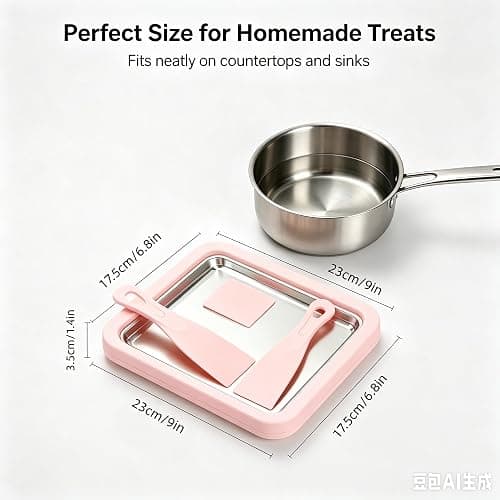 Instant Ice Cream Maker,Rolled Ice Cream Maker, Soft Serve Ice Cream maker,Perfect for Frozen Yogurt, and More! Food grade stainless steel ice cream roll machine for home us (Pink) thumbnail 3
