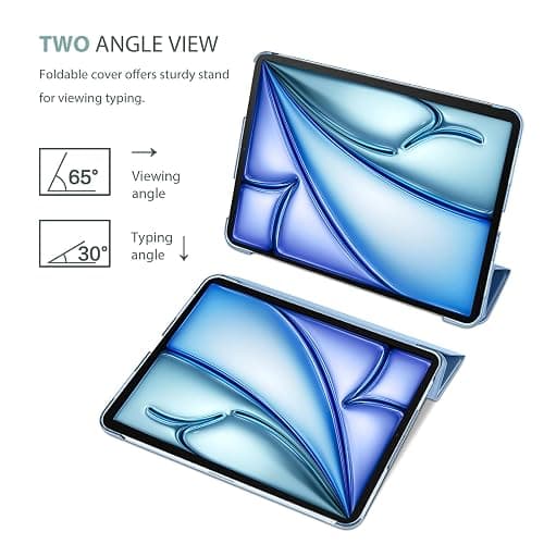 ProCase Hülle für iPad Air 11 Zoll (M3/M2 2025/2024)，iPad Air 6/5/4 Gen 10,9 Zoll (2022/2020),Schutzhülle Smart Case Cover -Himmelblau thumbnail 5