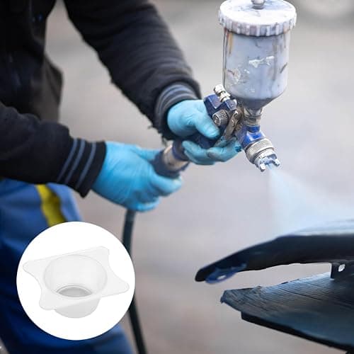 4PCS Airbrush Filter Cup - PP Strainer Filters Accessories – Great for Paint Crafts, Size 1.30 x 0.98 inch, Hole Diameter 0.83'' Special Painting Supplies, Reusable Fine Mesh Airbrushing Tools, White thumbnail 9