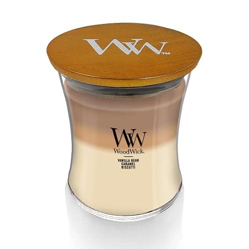 WoodWick Café Sweets Medium Hourglass Trilogy Candle, 9.7 oz. - Cafe Sweets Trilogy - Medium Hourglass thumbnail 3