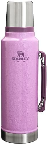 Stanley Classic Legendary Vacuum Bottle 1.5 qt | Wide Mouth with Leakproof Cup Lid | Keep Drinks Hot or Cold | Packable for Travel | Insulated Stainless Steel Thermos | BPA-Free | Hammertone Lilac - Image 1
