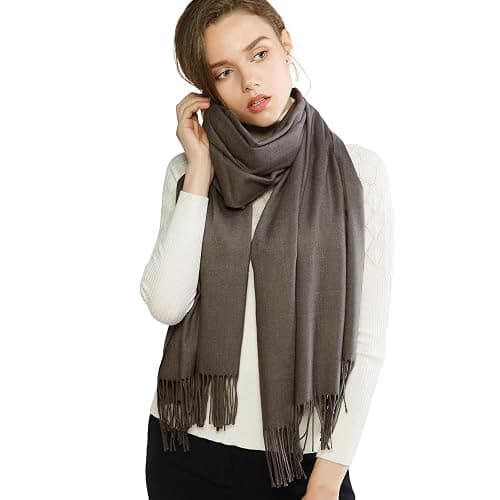 RIIQIICHY Women's Scarf Pashmina Shawls and Wraps for Evening Dress Bridesmaid Wedding Bridal Winter Warm Long Large Scarves thumbnail 2