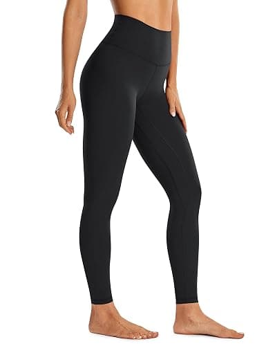 CRZ YOGA Womens Brushed Naked Feeling Workout Leggings 28"- High Waisted Gym Compression Tummy Control Yoga Pants - Image 1