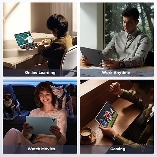 DOOGEE V Pad 5G 12 Inch Tablet with Keyboard,Gemini AI Android15 Tablet, 2.4K 90Hz Android Tablets,Mediatek Dimensity 7050 Octa-Core, 32GB+256GB/2TB TF, 8800mAh Battery Tablets, WiFi 6, Quad Speakers thumbnail 10