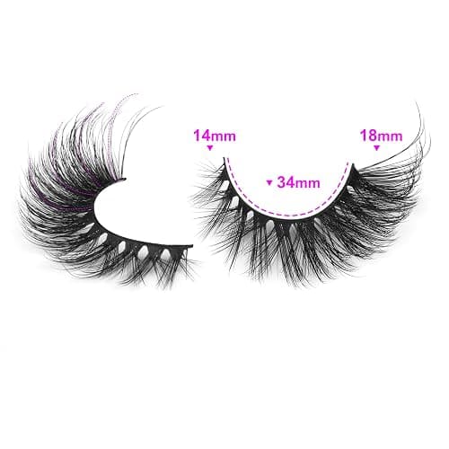 ALICROWN False Eyelashes, 7 Pairs Fluffy Cat Eye, Wispy Strip False Lashes, Mink Lashes, Long Volume, Fake Eyelashes, Cruelty Free, Black thumbnail 6