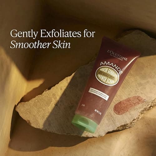 L’Occitane Almond Shower Scrub, 2-In-1 Exfoliating Body Wash with Nourishing Oil Removes Dead Skin Cells & Cleanses for Smooth, Soft & Radiant Skin thumbnail 6