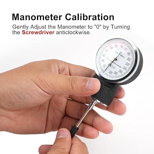 LotFancy Aneroid Sphygmomanometer with Stethoscope Kit, Universal BP Cuff (10”-16”), Adult Professional Manual Blood Pressure Monitor, Zipper Case Included, Purple thumbnail 4