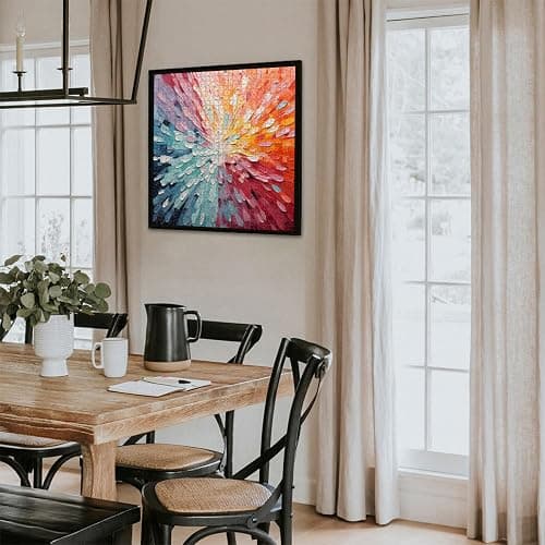 Impossible Puzzles 1000 Piece, Colorful Hard Difficult Puzzle for Adults, Gradient Rainbow Challenging Jigsaw Art Painting thumbnail 2