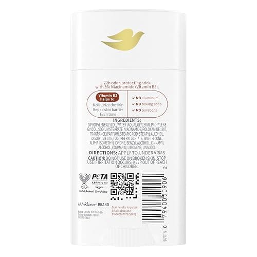 Dove VitaminCare+ Aluminum Free Deodorant Stick for 72H Odor Protection Coconut & Shea Breathable Deodorant for Women 2.6 oz thumbnail 2