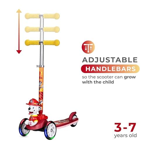 Kick Scooter for Kids, 3 Wheel Self Balancing, Light Up LED Wheels thumbnail 6