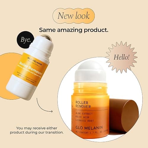 Glo Melanin Dark Spot Topical Roll-On – 1.7 fl oz / 50 ml – Targeted Brightening for Inner Thighs & Underarms – Kojic Acid, Licorice & Willow Bark – Vegan, Paraben-Free Topical Skin Exfoliant thumbnail 9