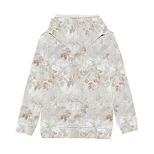 BXJX Camo Hoodies for Teen Girls Long Sleeve Oversized Sweatshirts Camouflage Print Tops Trendy Tween Girl Winter Outfits thumbnail 6