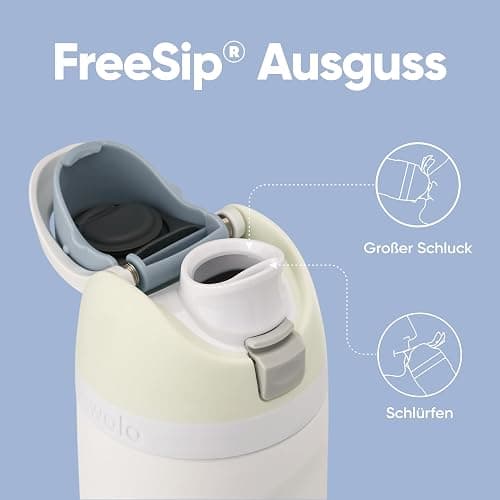 Owala FreeSip Isolierte Edelstahl Trinkflasche mit Strohhalm, 710 ml – BPA-frei, optimal für Sport, Fitness, Outdoor und Reisen, Iced Breeze thumbnail 4