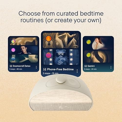 Hatch Restore 3 Sunrise Alarm Clock, Sound Machine, Smart Light (Putty) - White Noise, Screen-Free Sleep Routine thumbnail 9