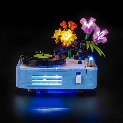 BRICKSHINING LED Lighting Compatible with Lego Record Player with Flowers 31172 - JUST Lights, Light Kit Compatible with Lego 31172, NOT Included The Model Set thumbnail 5
