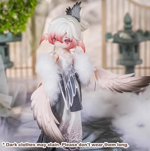 BEEMAI Luluya Cloud Feather Pavilion Series Single Box (Contains 1 Figure), 1/8 BJD Blind Box Cute Figures Collectibles Birthday Gift thumbnail 2