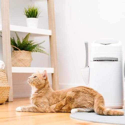 Litter Genie Style Pail |Cat Litter Waste Disposal System for Odor Control | Includes 1 Square Refill Bag, Made in Canada thumbnail 8