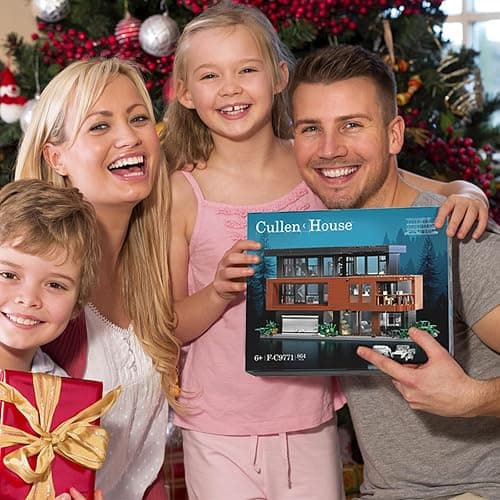 House Building Set Compatible with Lego Architecture Blocks Romance Films Fans House Creative Present for Adult Halloween Christmas Valentine (864 Pcs) thumbnail 7