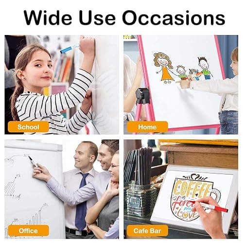 Shuttle Art Magnetic Whiteboard Markers, 20 Pieces Fine Tip and Eraser, Dry Erase Whiteboard Markers, for Writing on Whiteboards, Weekly Planner, Glass for School Office Home thumbnail 4