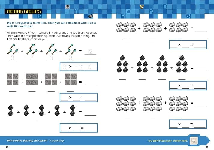 Official Minecraft Workbook: Grade 2 thumbnail 4