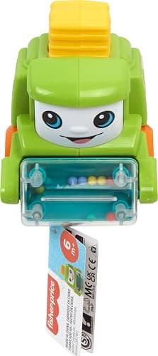 Fisher-Price Baby Toy Rollin’ Tractor Push-Along Vehicle with Fine Motor Activities for Infants Ages 6+ Months thumbnail 6