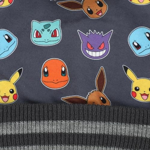 Pokemon Character Collage Youth Cuffed Beanie and Gloves Set thumbnail 3