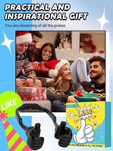 Stocking Stuffers for Teens Boys Men Adults Gifts: Thumbs Up Lazy Phone Stand Cell Phone Holder Gifts for Kids Women Teenage Girls Wife Ideas Funny Cool Gadgets Who Have Everything Gifts for Christmas thumbnail 2
