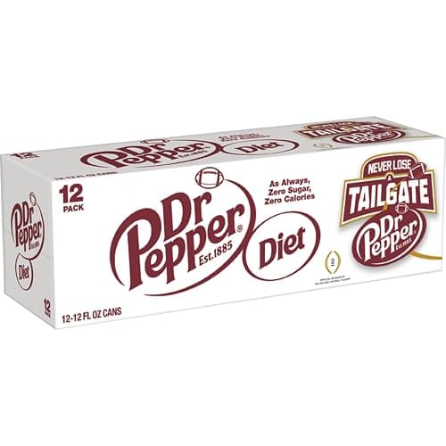 Diet Dr Pepper Soda, 12 fl oz cans, pack of 12 thumbnail 12