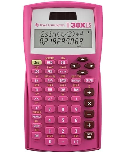 Texas Instruments TI-30X IIS 2-Line Scientific Calculator, Pink thumbnail 2