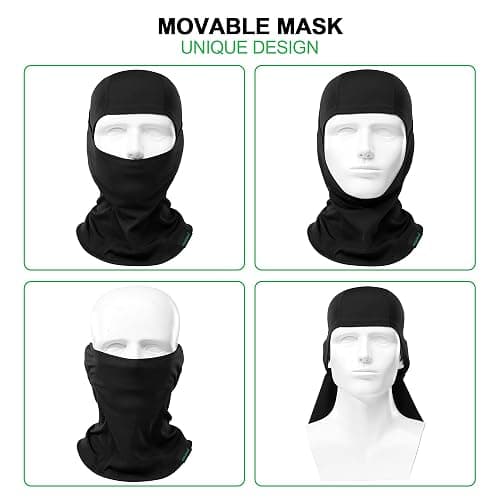 Balaclava Ski Mask 3 Pieces Full Face Cover for Men and Women Breathable Full Face Mask for Skiing Outdoor Sports thumbnail 5