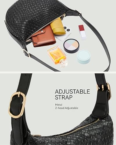 BOSTANTEN Purses for Women Small Crossbody Bags Crescent Shoulder Bag Hobo Handbag with Adjustable Strap thumbnail 5