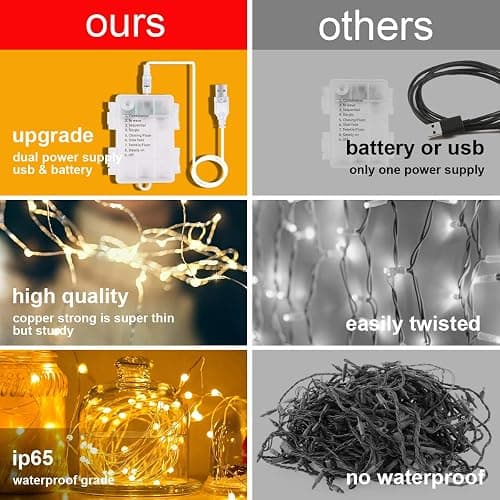 Vicloon 3mx3m Curtain Fairy Lights, 300 LED Curtain Lights, Waterproof Window String Light with Remote Control Timer for Decorate, Outdoor, Indoor, Party, Bedroom thumbnail 4